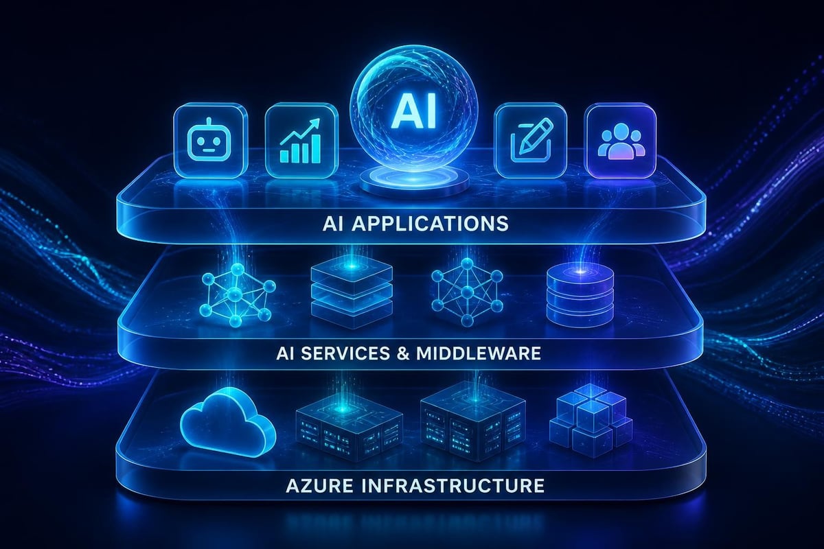 Microsoft AI architecture layers