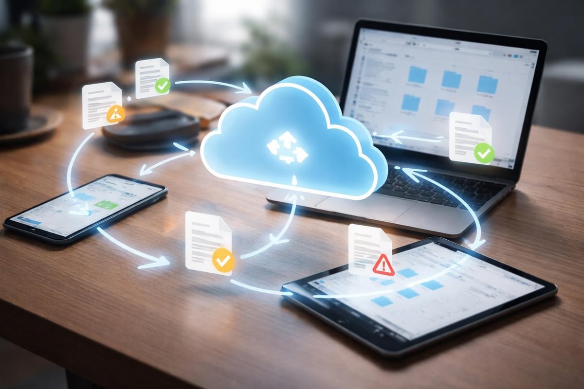 Synchronisation workflow