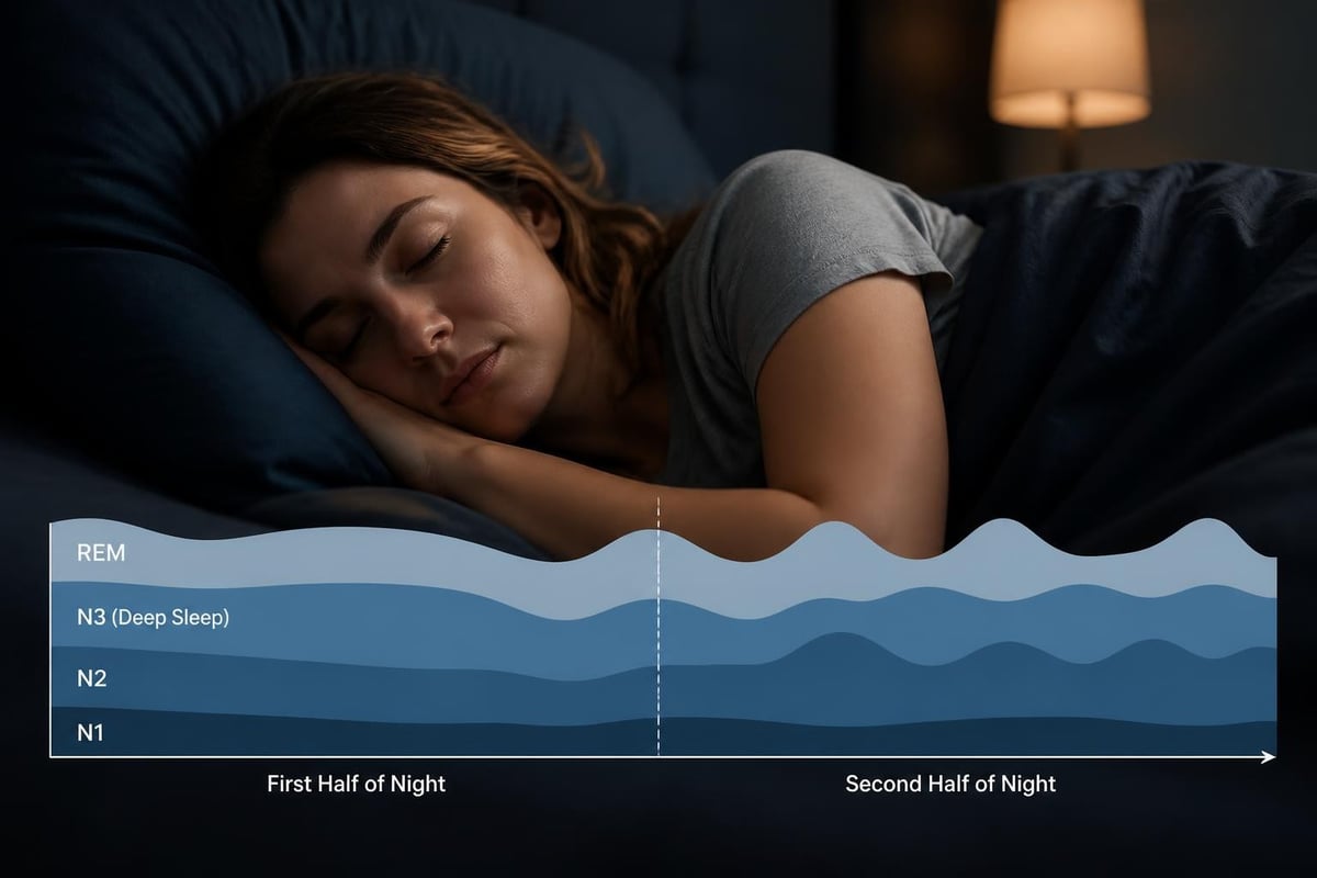 Sleep stage distribution