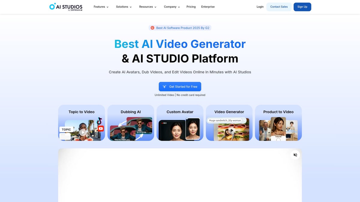 9 Essential AI Tool for Video Making Picks for 2025 - DeepBrain AI