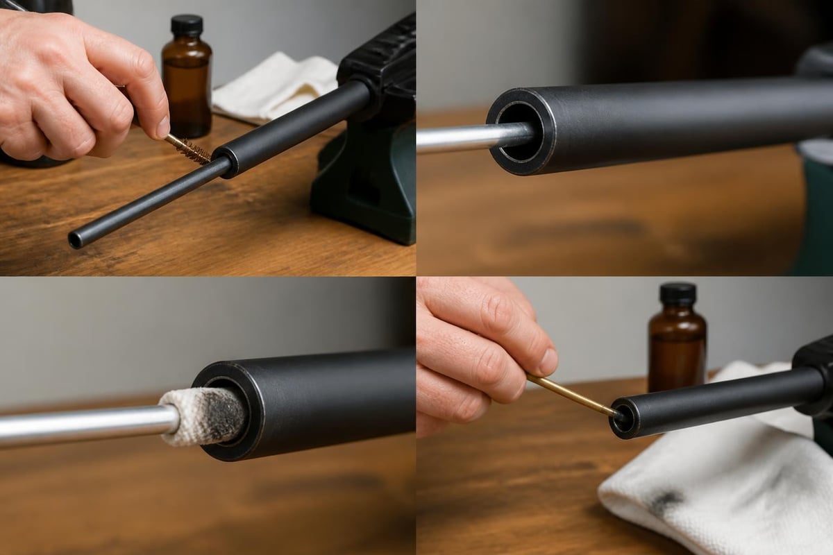 Bore cleaning sequence
