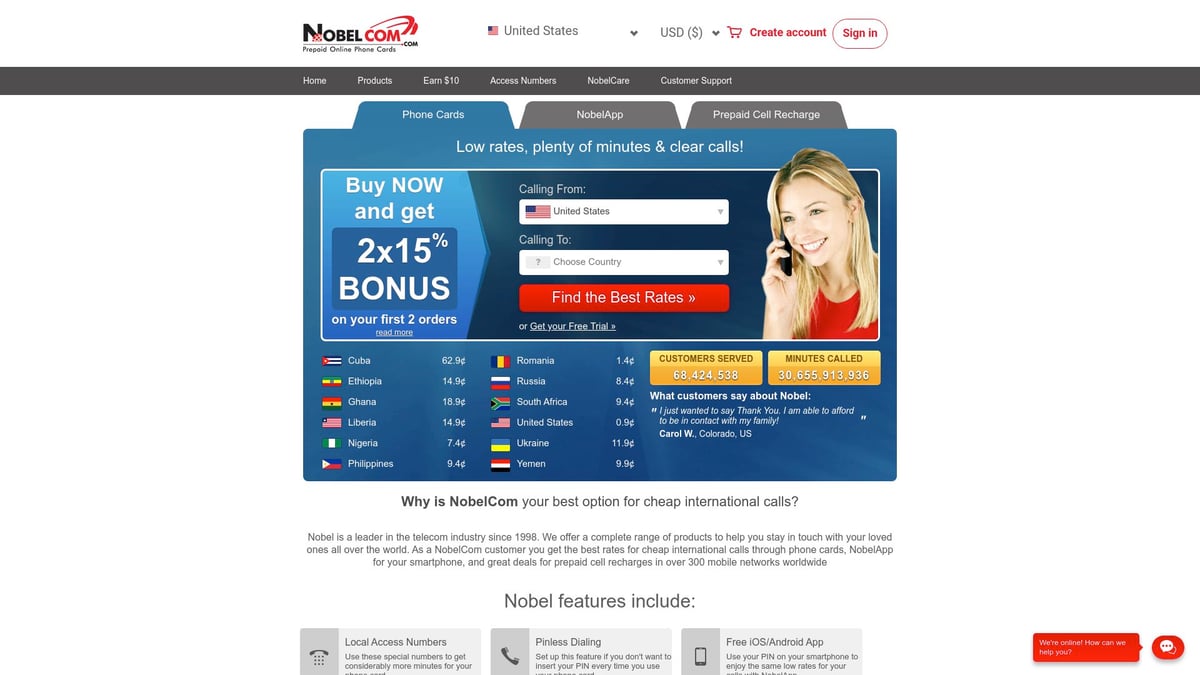 9 Best Prepaid Phone Cards for International Calls in 2026 - NobelCom