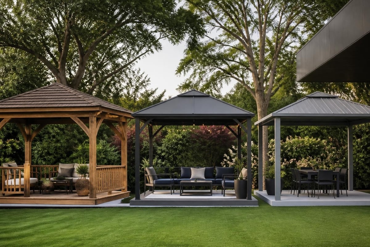 Gazebo material comparison