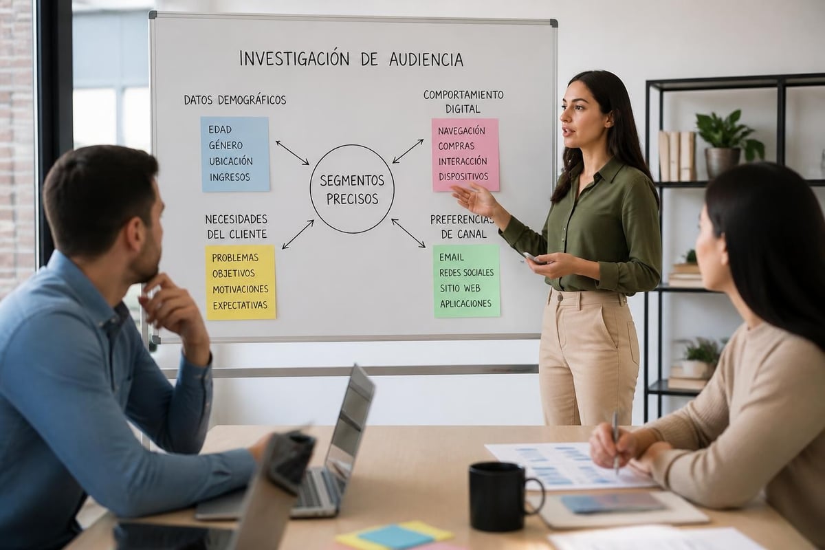 Proceso de segmentación de audiencia