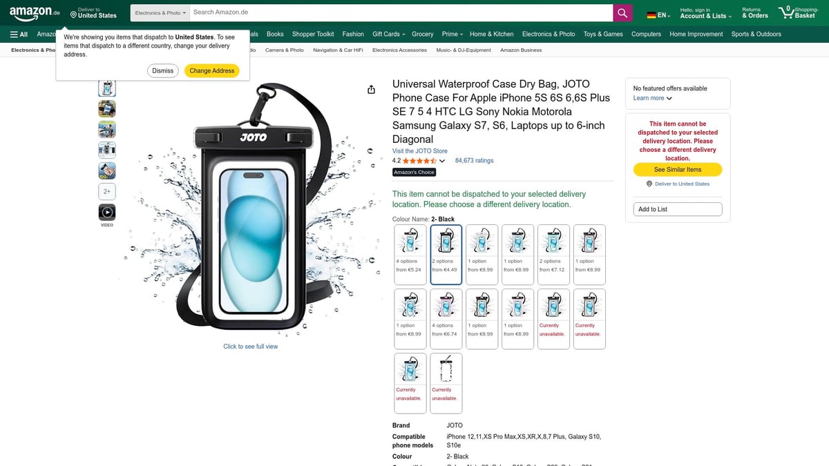 12 Originelle Geschenke Für Strandliebhaber 2026 - Wasserdichte Handyhülle von JOTO