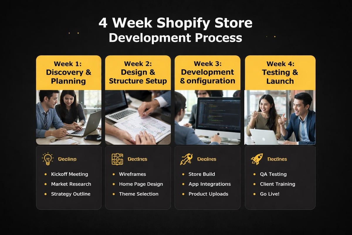 Shopify development timeline