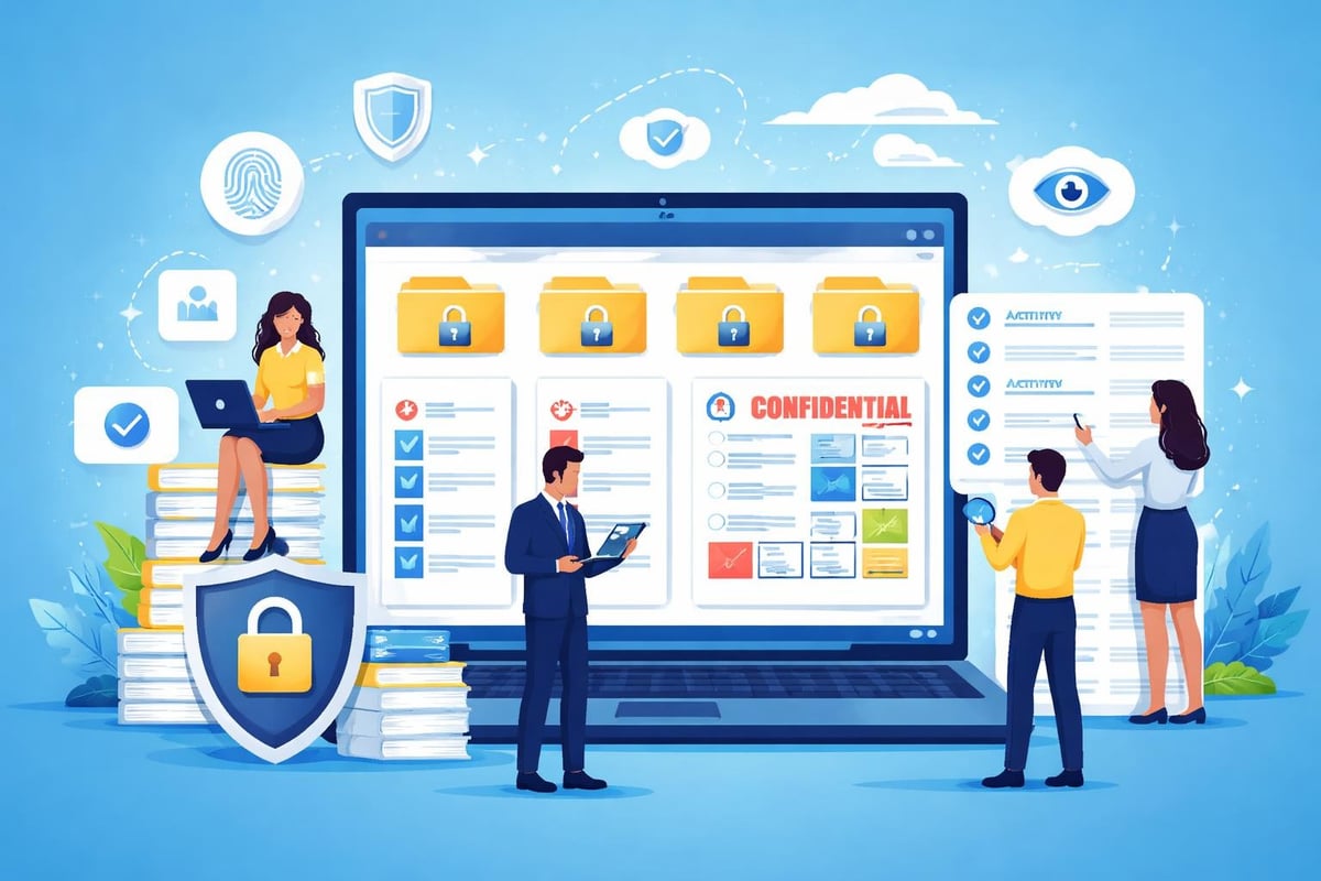 Secure due diligence workflow