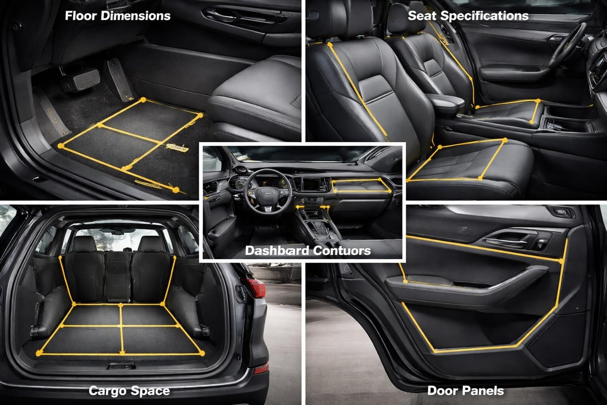 Vehicle measurement points
