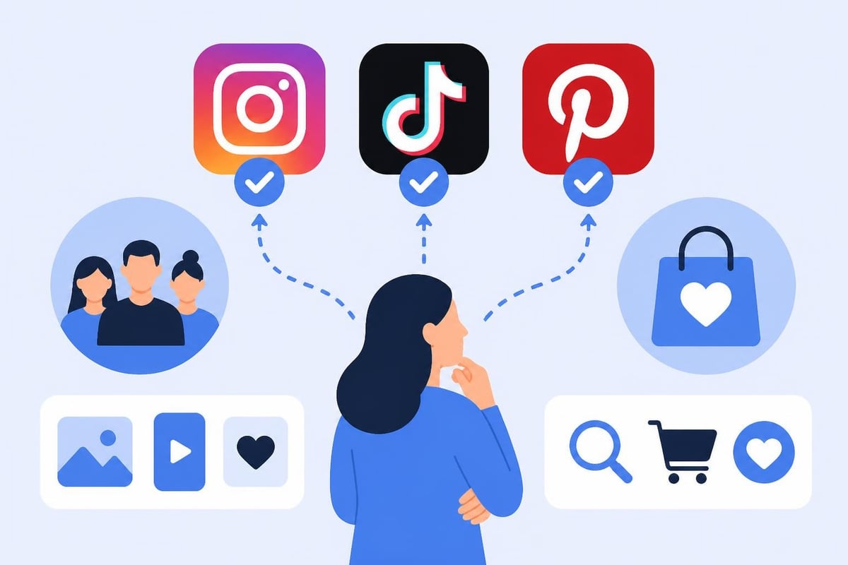 Social platform selection matrix