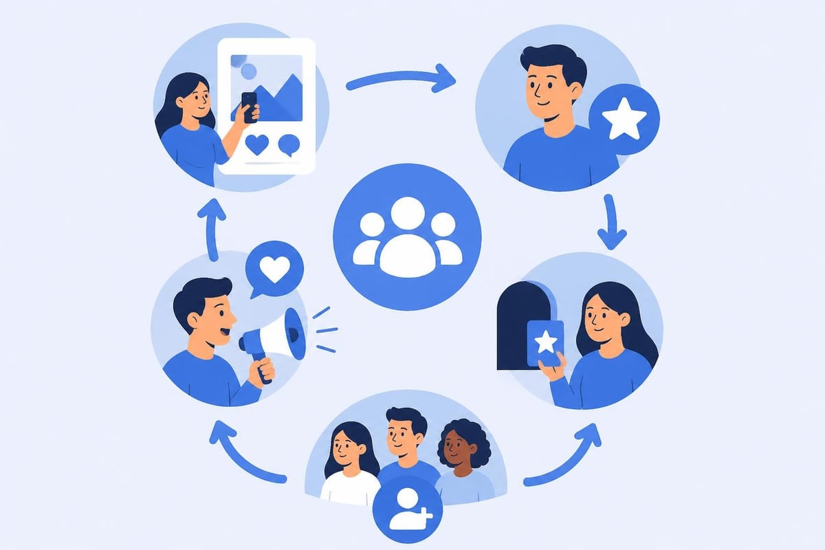 Community engagement flywheel