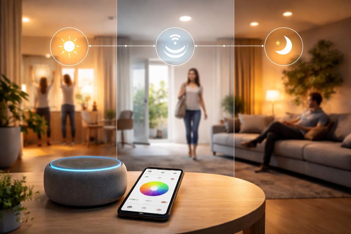 Smart lighting automation
