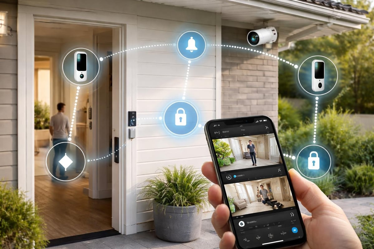 Smart home security ecosystem