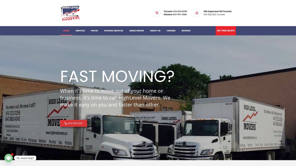 9 Best Top Rated Moving Services for Stress-Free Relocation 2025 - High Level Movers Toronto