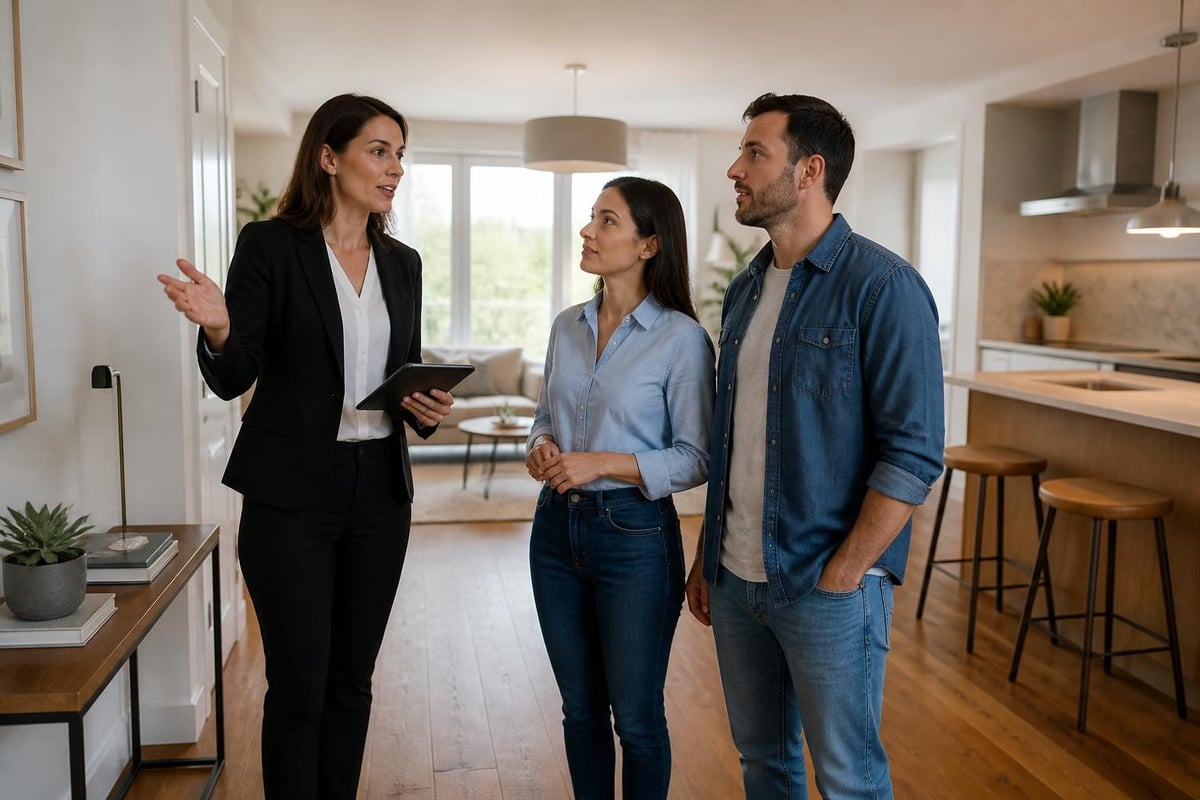 Déroulement d'une visite immobilière