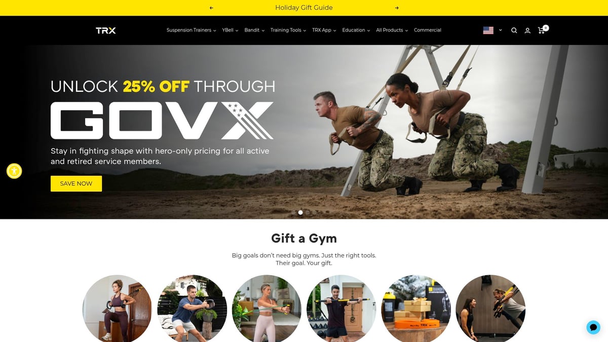 9 Amazing Best Gift For Gym Ideas To Inspire Fitness Lovers 2025 - TRX All-in-One Suspension Training System