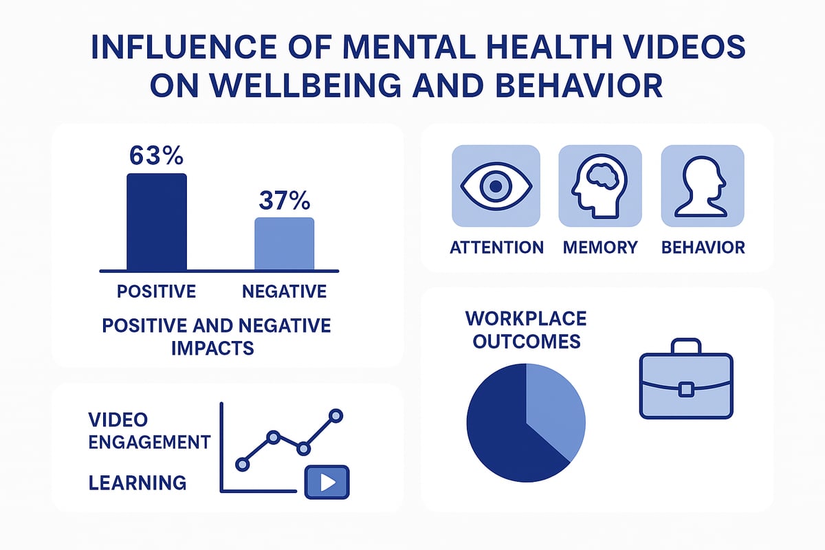How Mental Health Videos Influence Wellbeing and Behavior