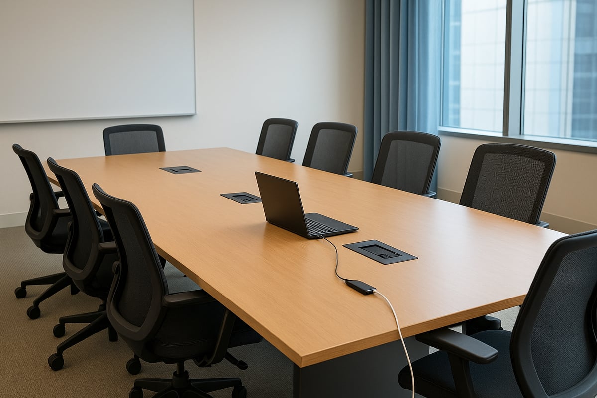 How to Choose the Right Conference Table With Power Outlets for Your Needs