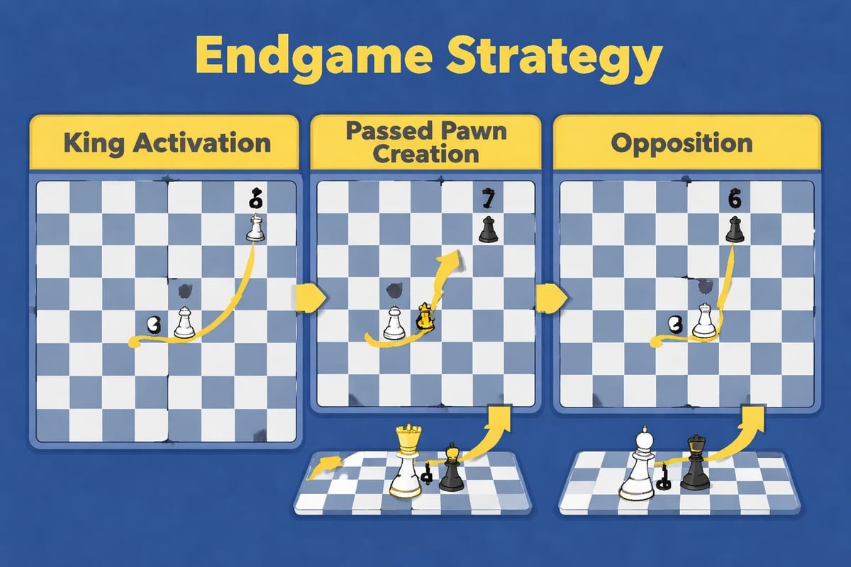 Chess endgame principles