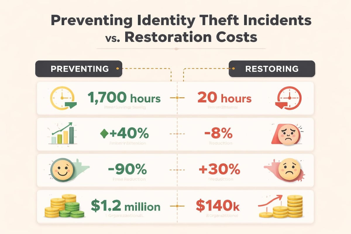 Identity protection ROI analysis