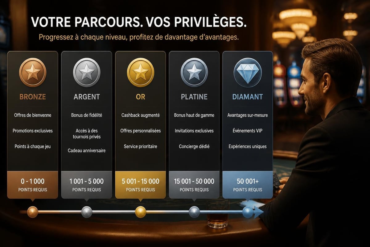 Progression VIP casino