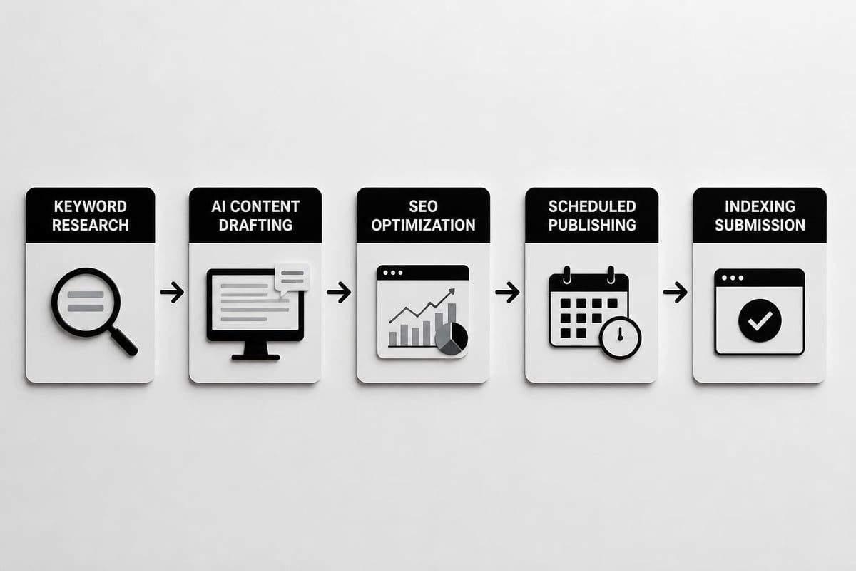 Automated WordPress publishing workflow