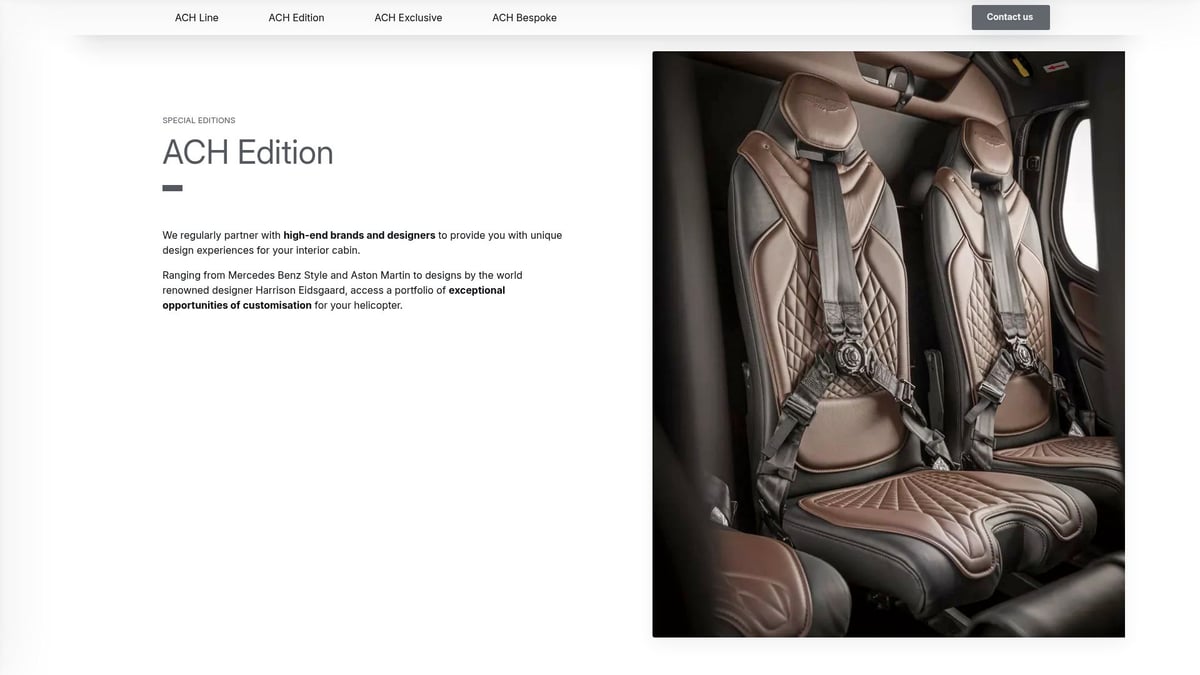 7 Luxury Private Helicopter Models to Experience in 2026 - Airbus ACH130 Aston Martin Edition