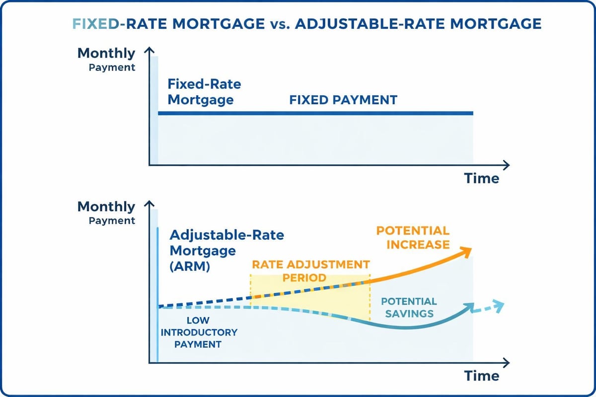 Fixed vs adjustable rate mortgages