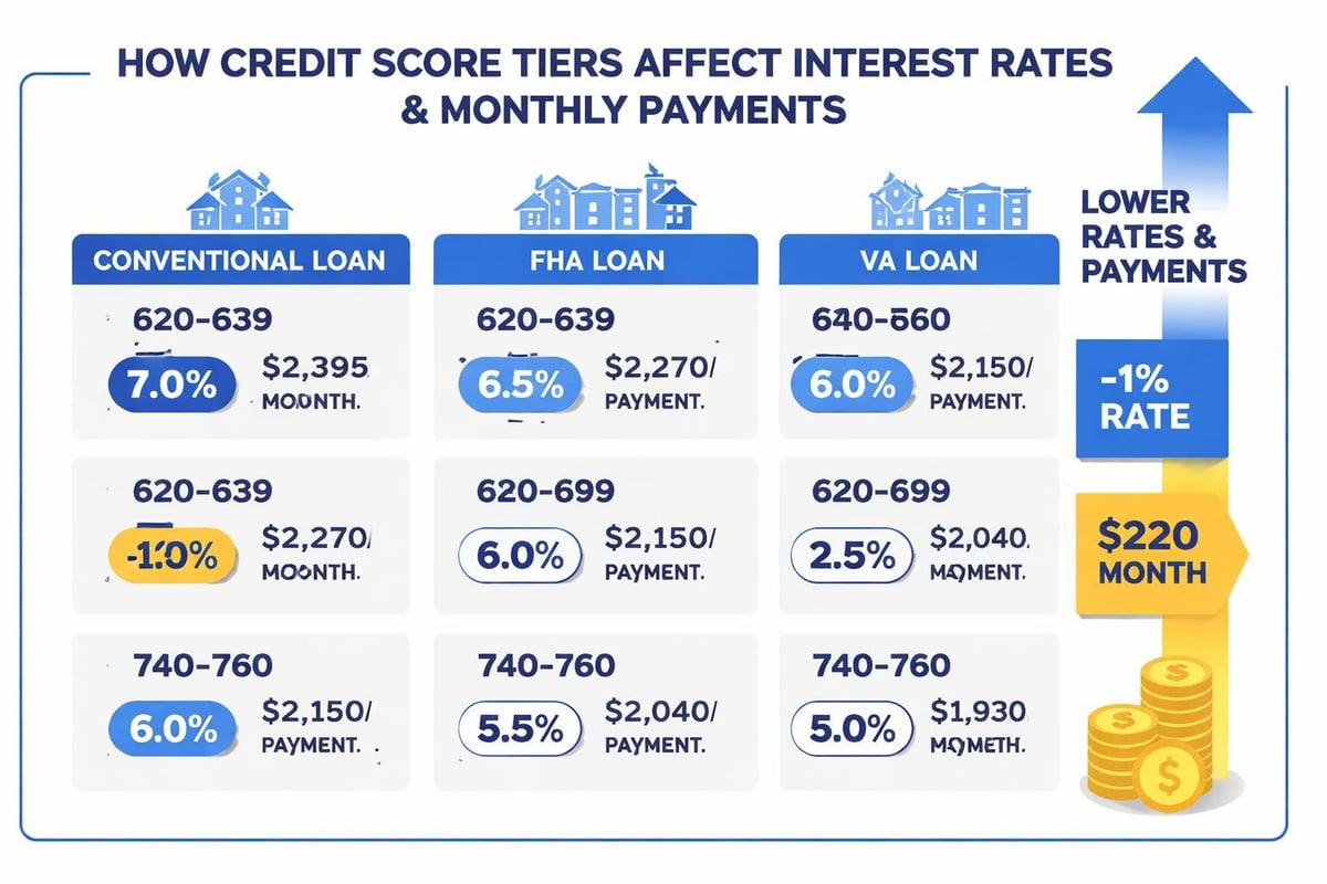 Credit score mortgage pricing
