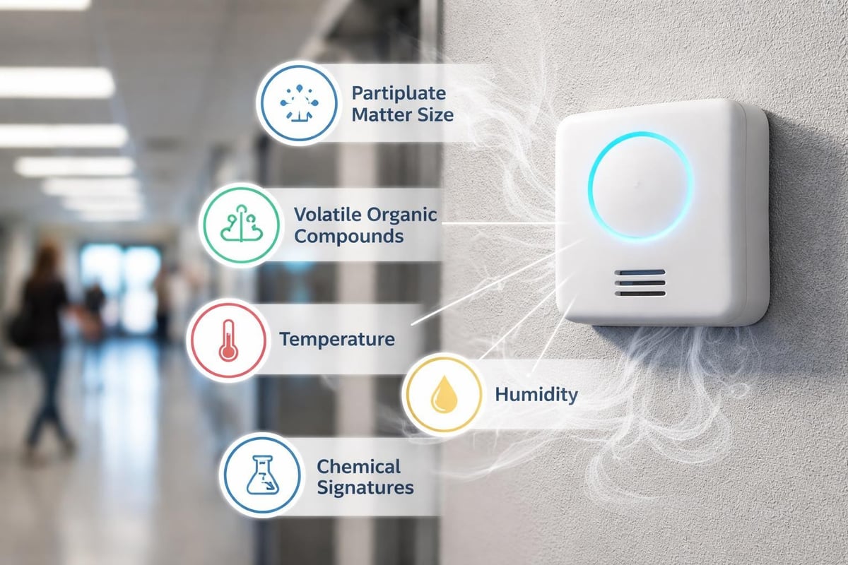 Vaping detector sensor technology