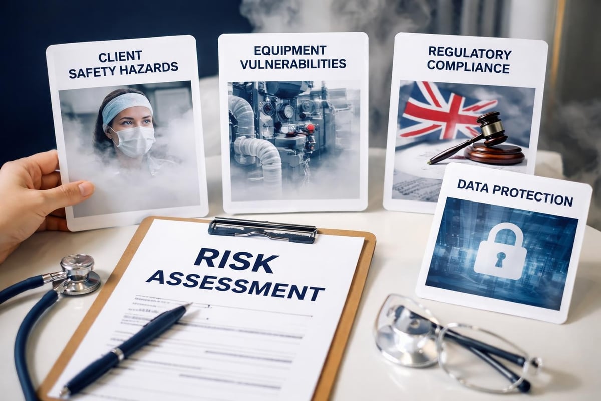 Cryotherapy business risk categories