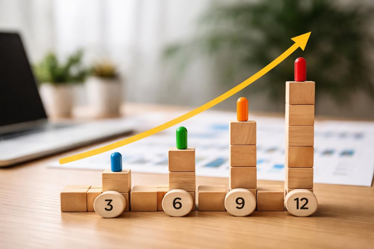 SEO performance timeline