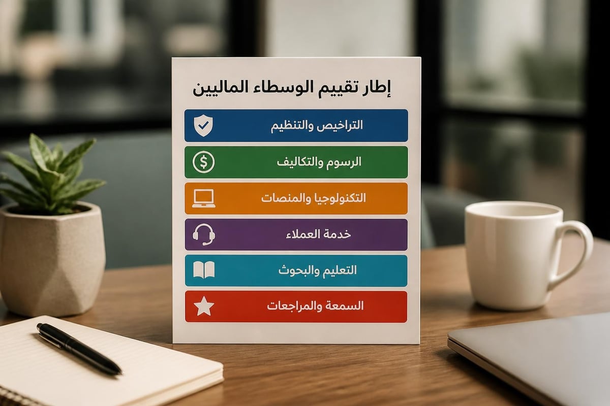 معايير اختيار الوسيط المالي
