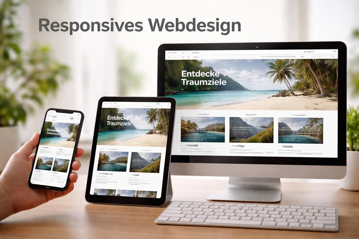 Responsive Webdesign Konzept