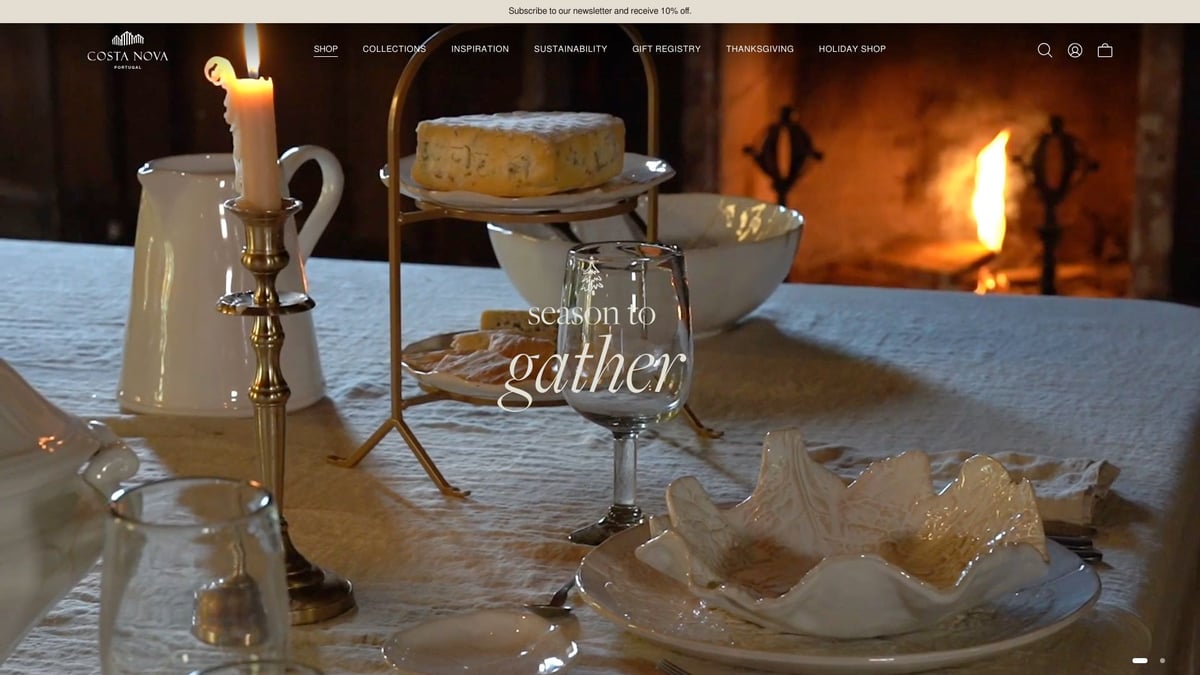 7 Sorprendentes Platos De Loza Que Debes Tener en 2025 - Plato de Loza “Costa Nova Nova”