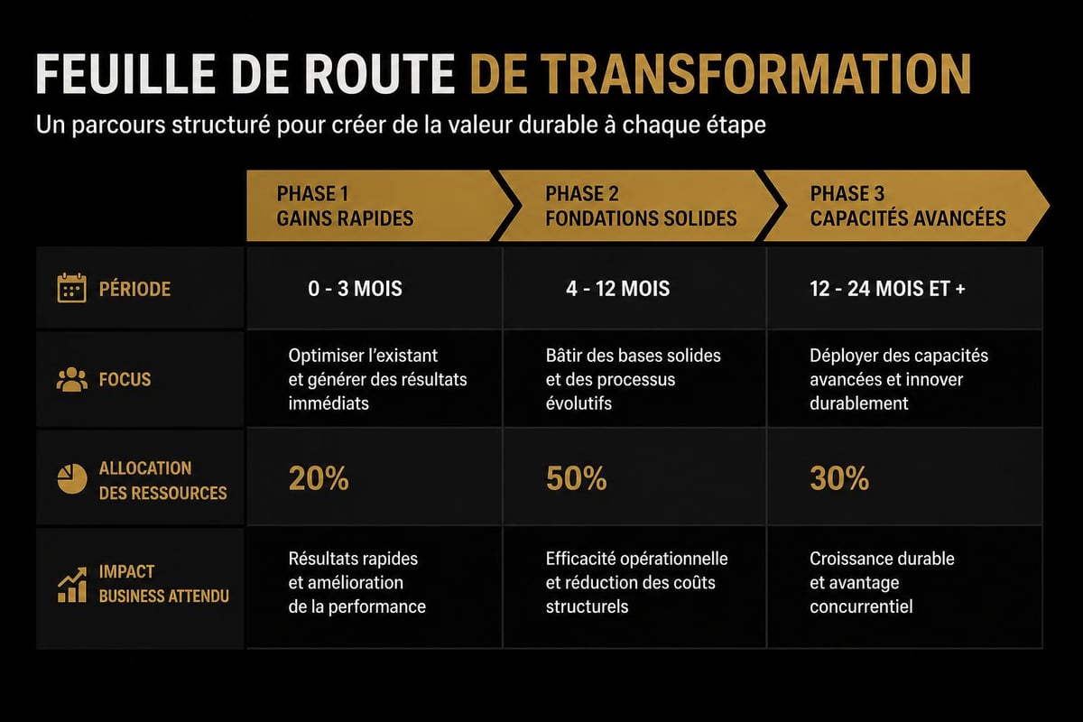 Strategic planning roadmap for digital transformation
