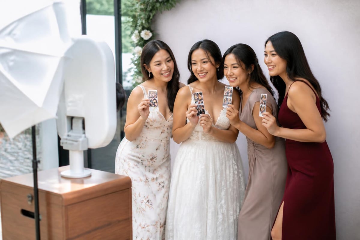 Wedding photo booth guest engagement benefits