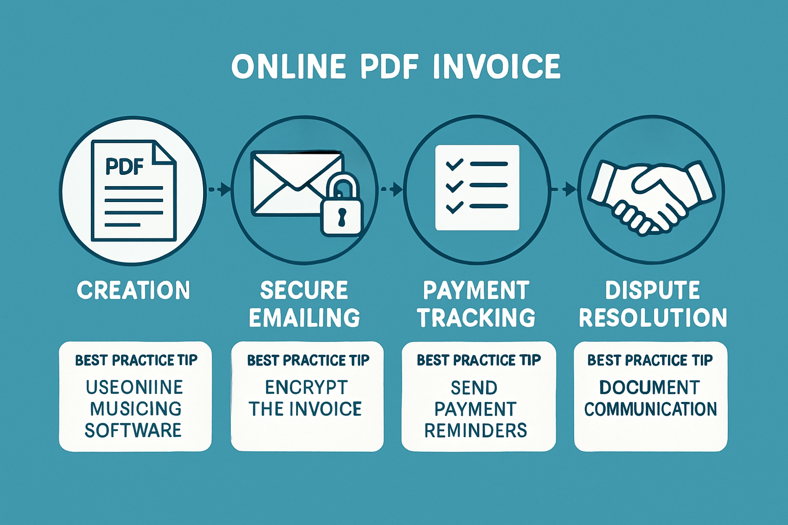 Sending and Managing PDF Invoices Online: Best Practices