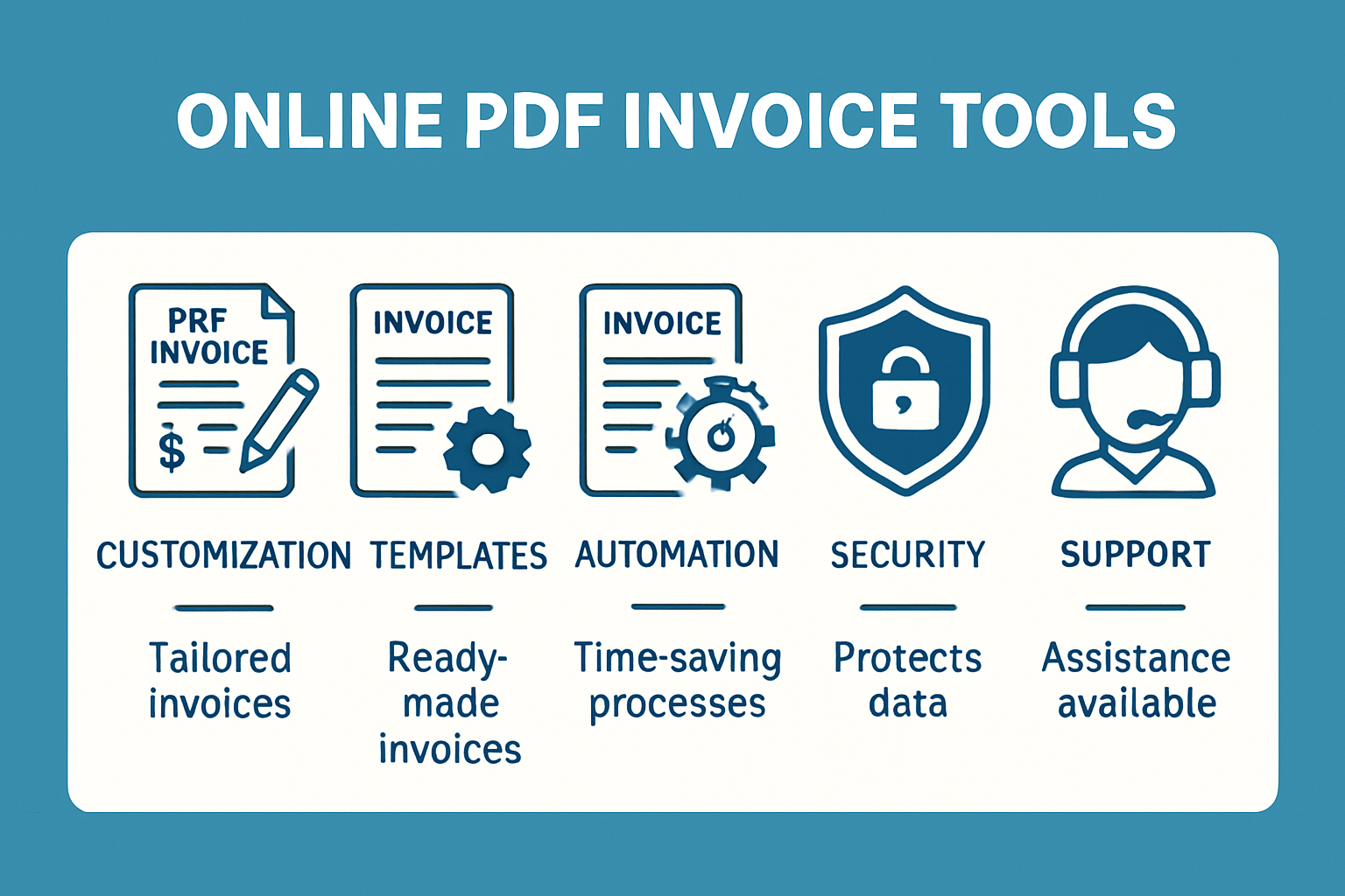 Essential Features to Look for in Online PDF Invoice Tools