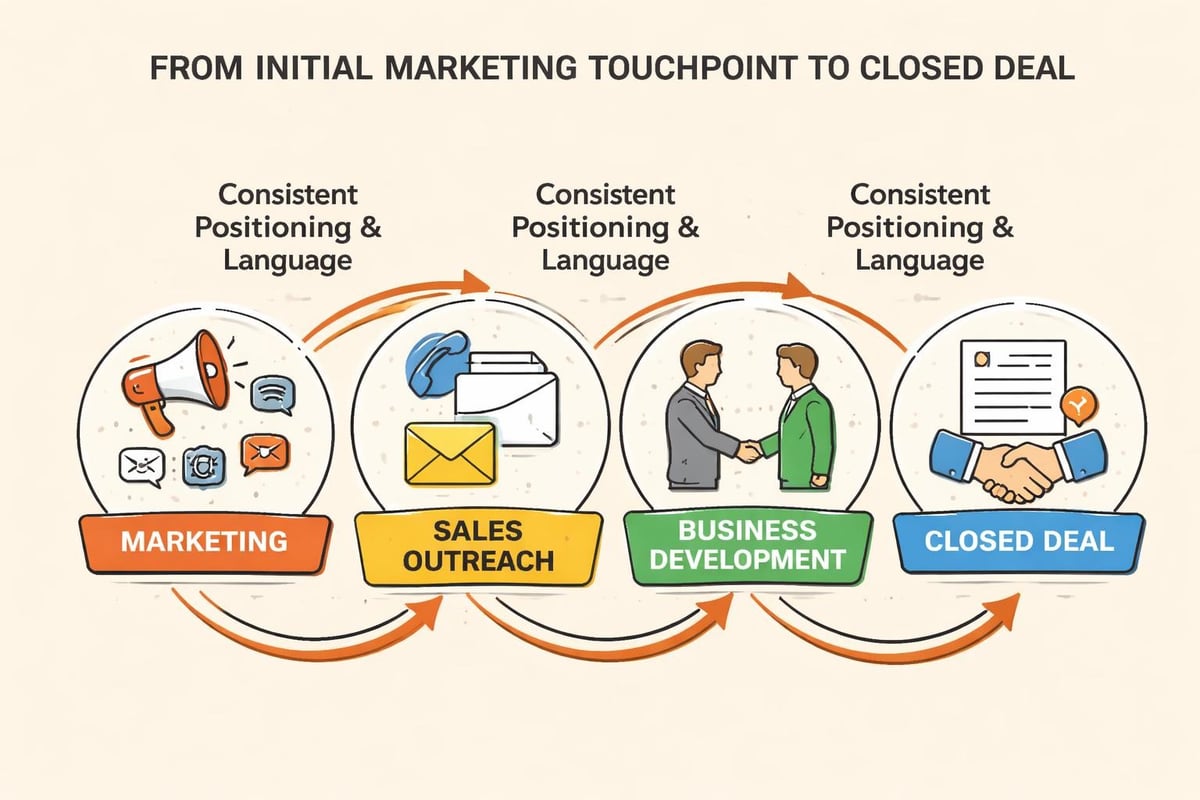 Consistent messaging journey