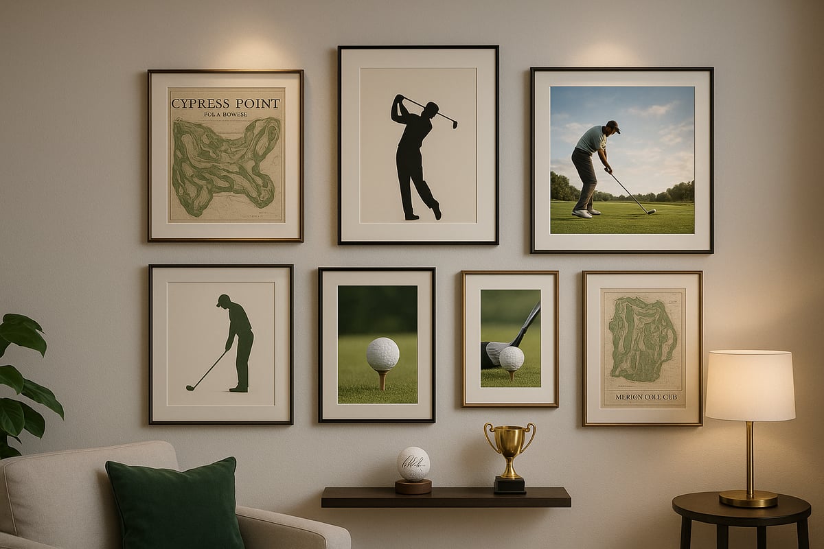 Caring for and Displaying Your Golf Wall Art