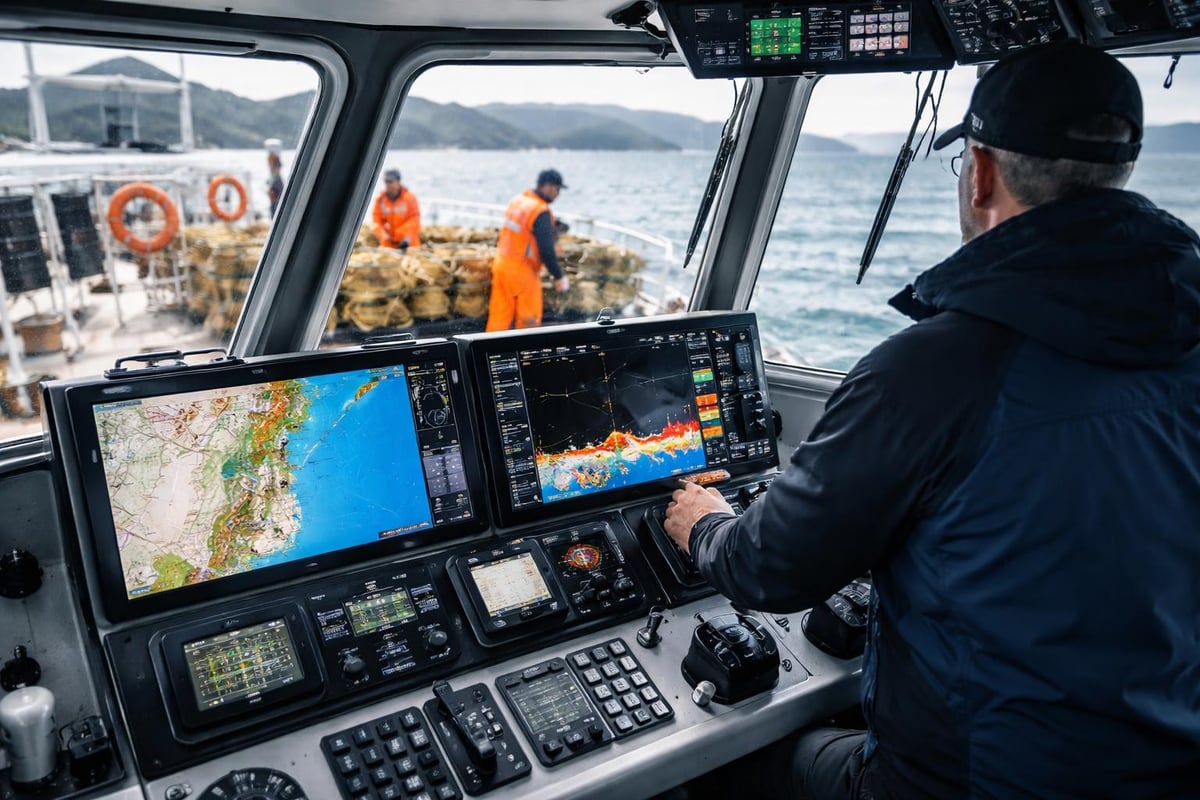 Marine fishing equipment integration