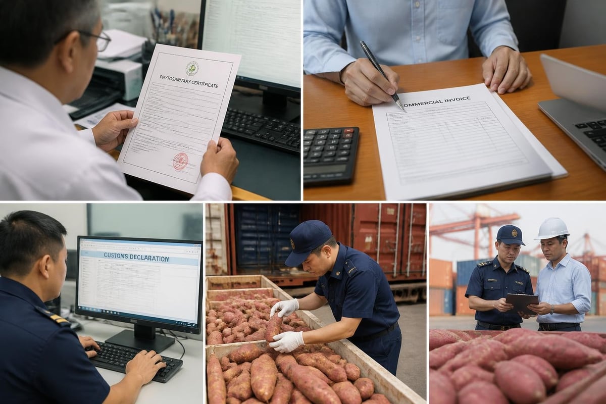 Sweet potato import documentation workflow