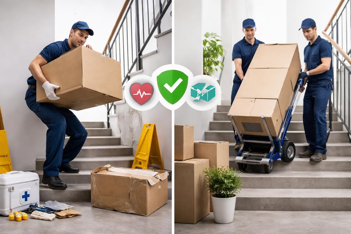 Avantages sécurité lift déménagement