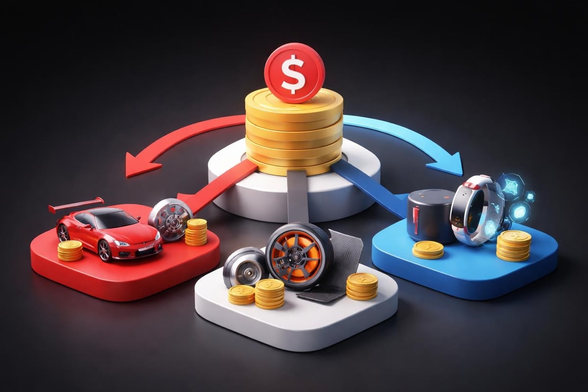 Budget planning for car modifications