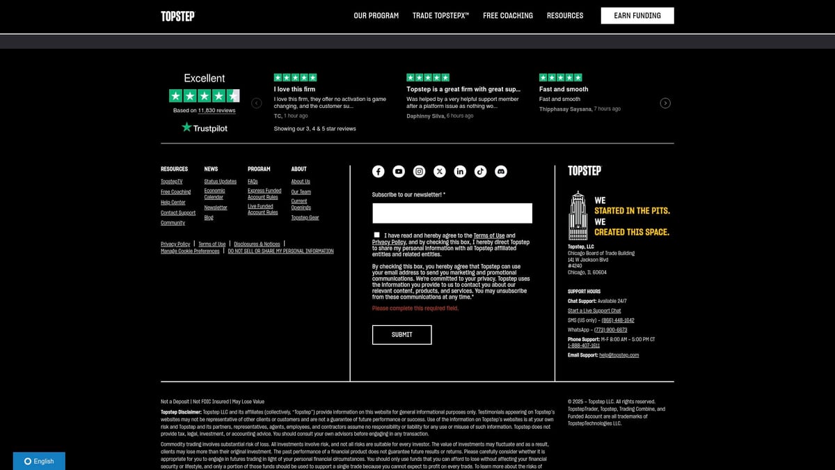 7 Best Free Funded Trading Account Options for 2026 - TopStep Free Practice Accounts