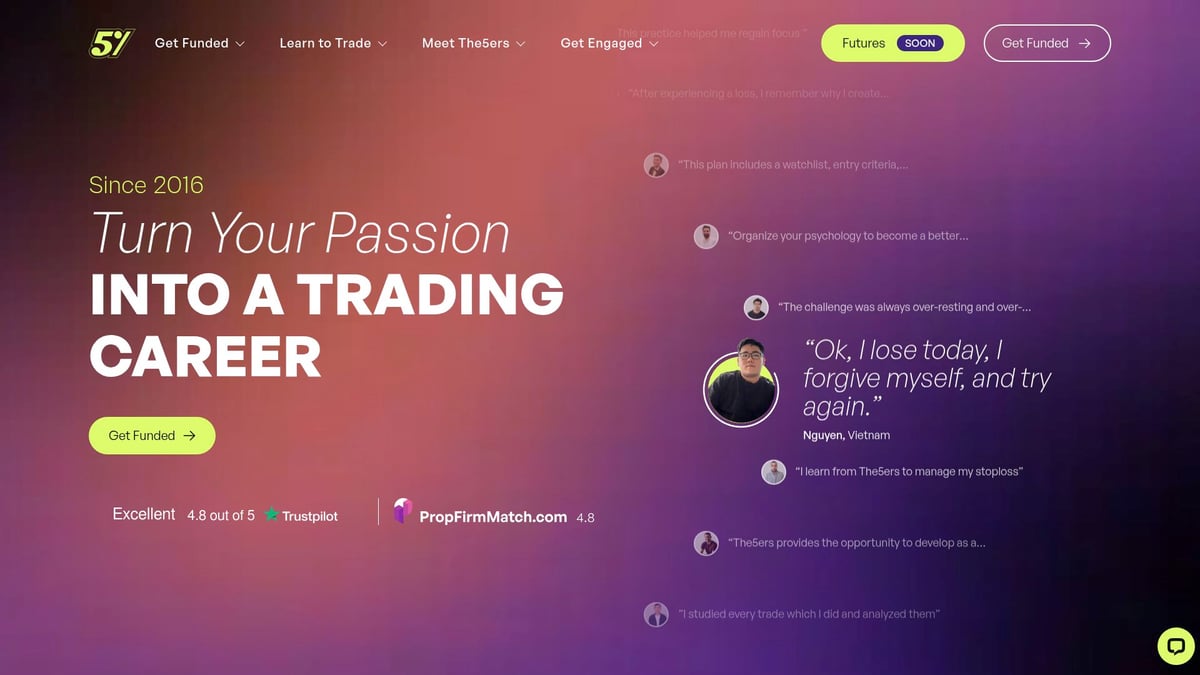 7 Best Free Funded Trading Account Options for 2026 - The5ers Free Trading Bootcamps