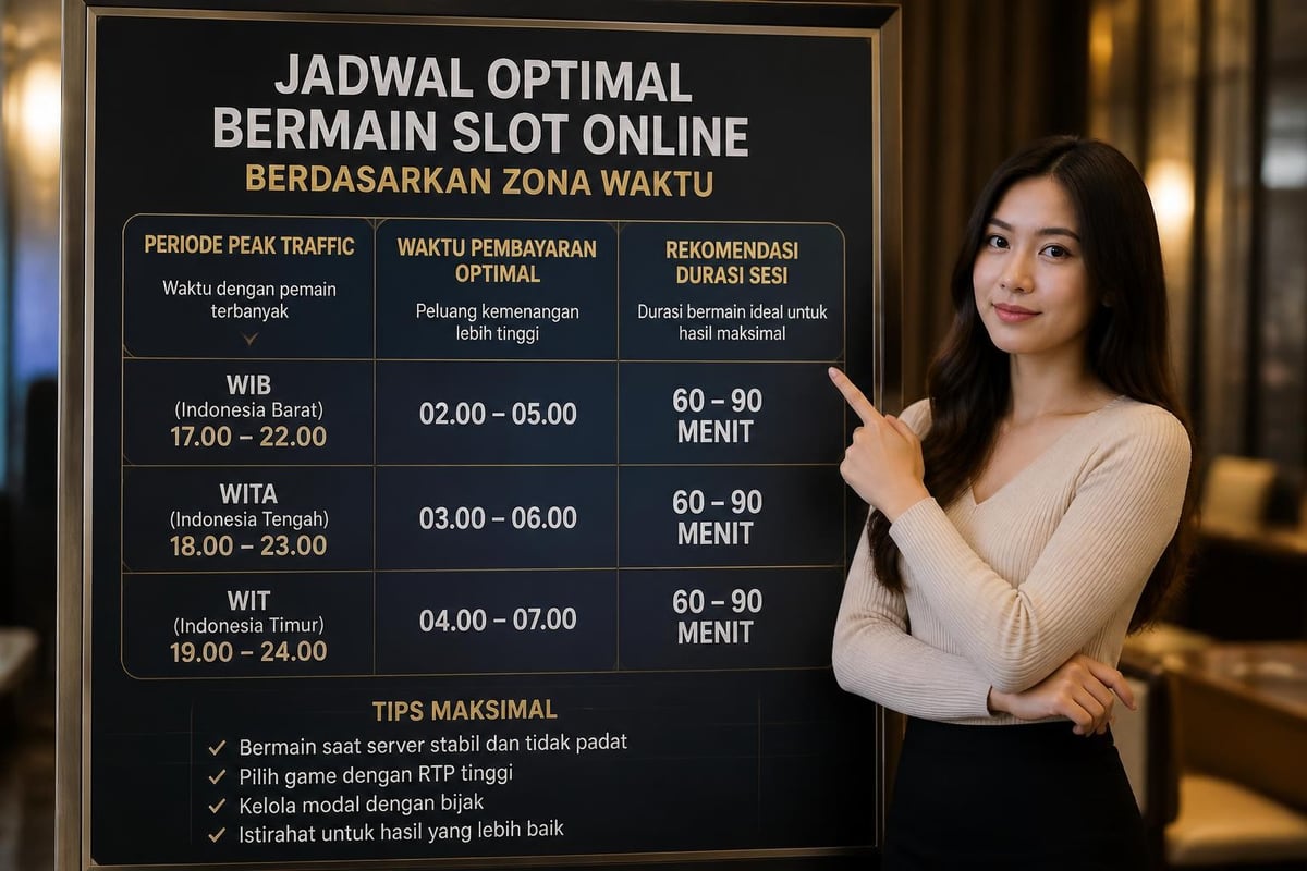Manajemen waktu bermain slot