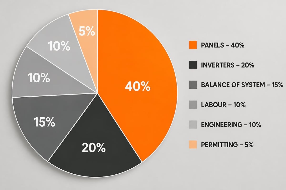 Solar system cost breakdown