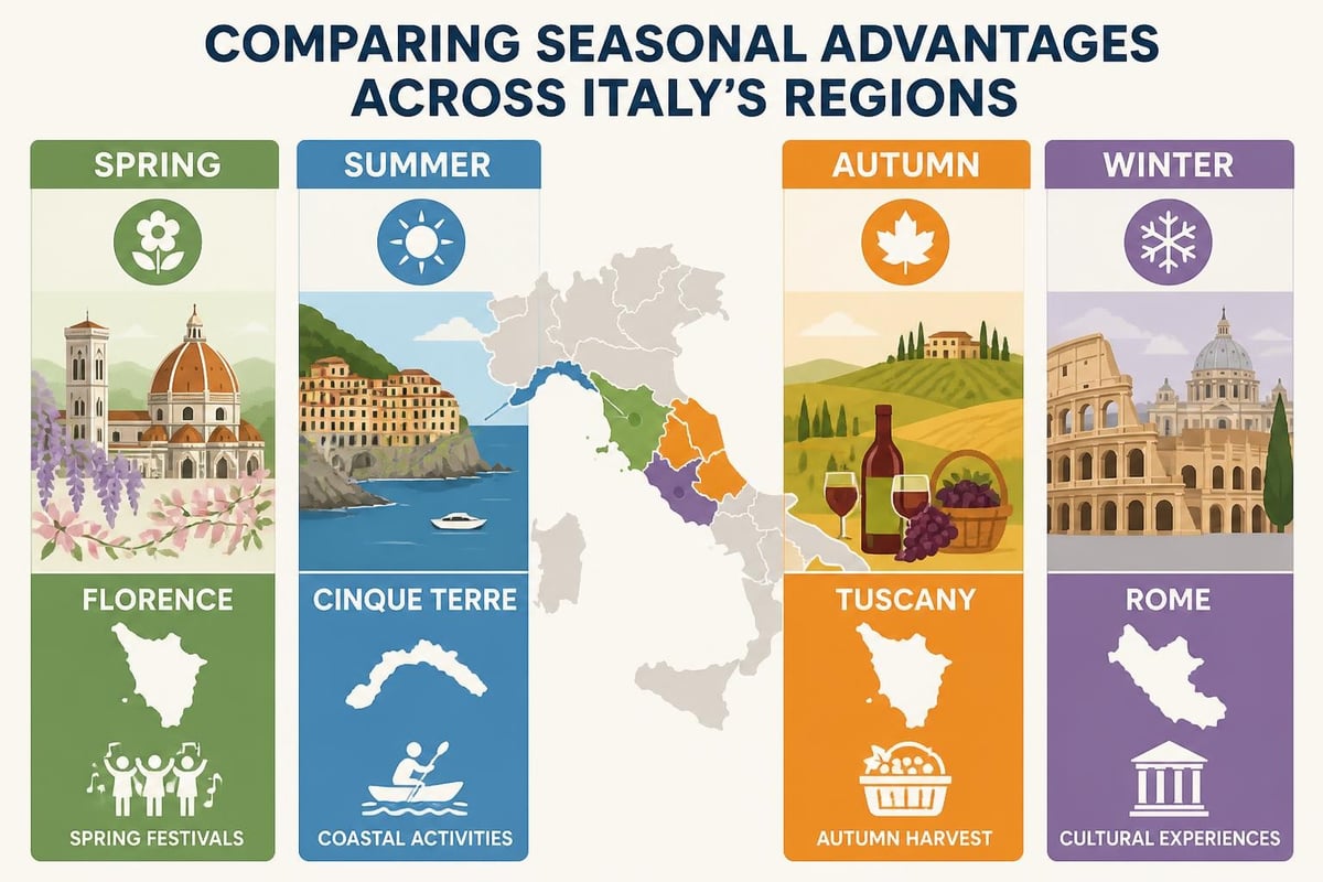 Italy seasonal travel planning