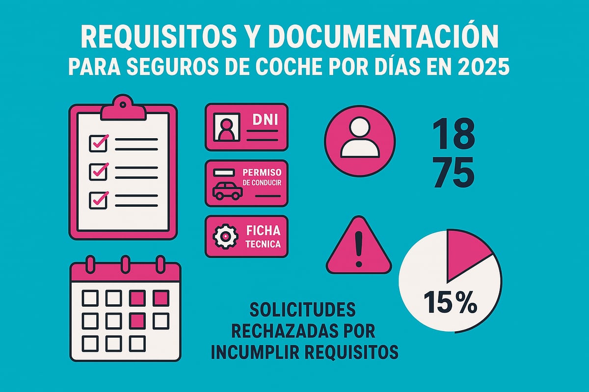 Requisitos y documentación necesaria para contratar un seguro por días